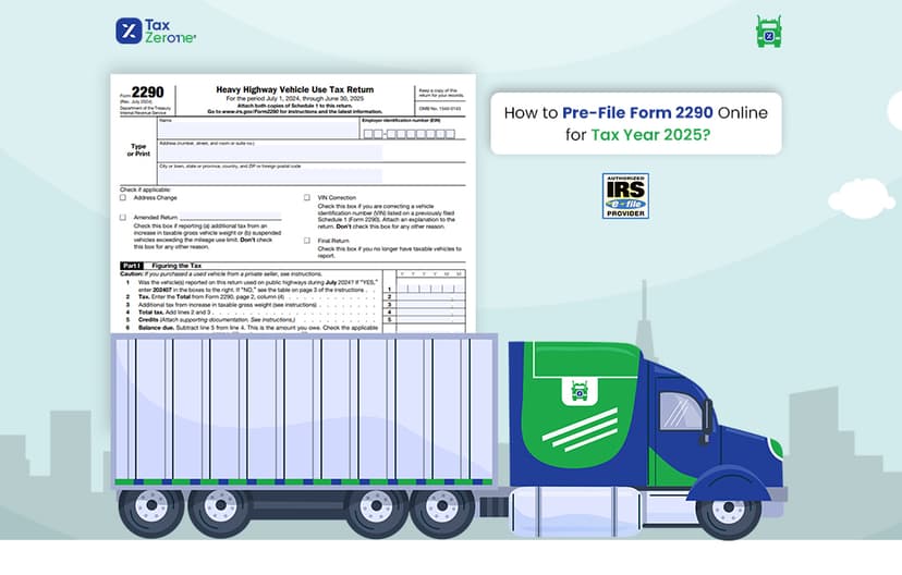 How to Pre-File Form 2290 Online for Tax Year 2025?