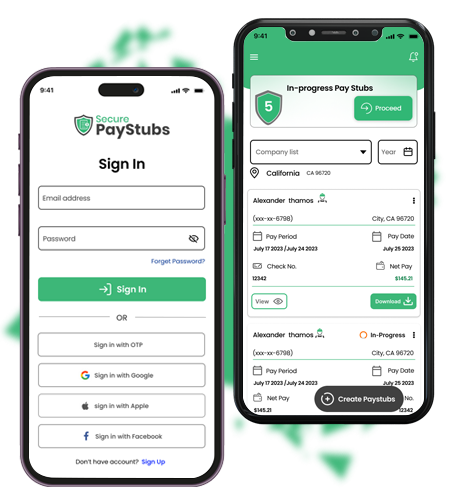 Download the SecurePayStubs App Today!