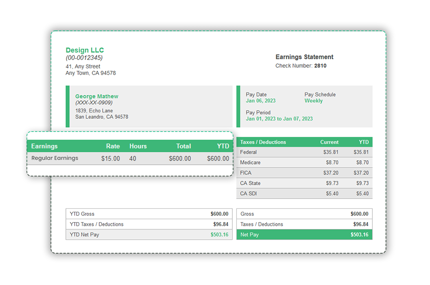 paystub