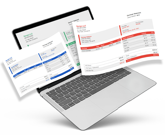 How can I create a pay stub